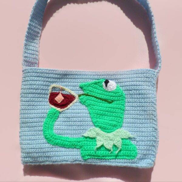 Kermit Sipping Tea Bag