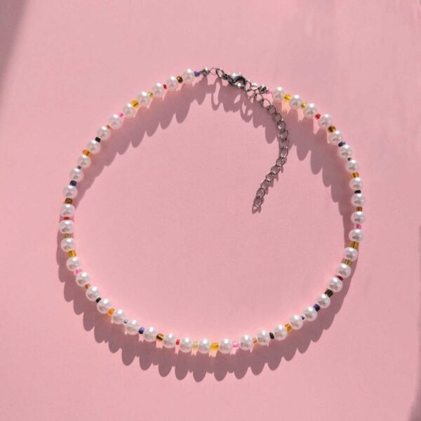 Rainbow Pearl Necklace