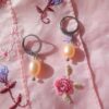 Rose Pearl Earrings - Image 2