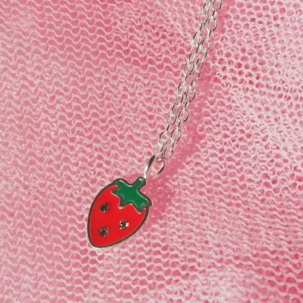 Sweet Strawberry Necklace