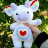 Rainbow Cow Plushie - Image 3