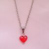 Little Red Heart Necklace - Image 2