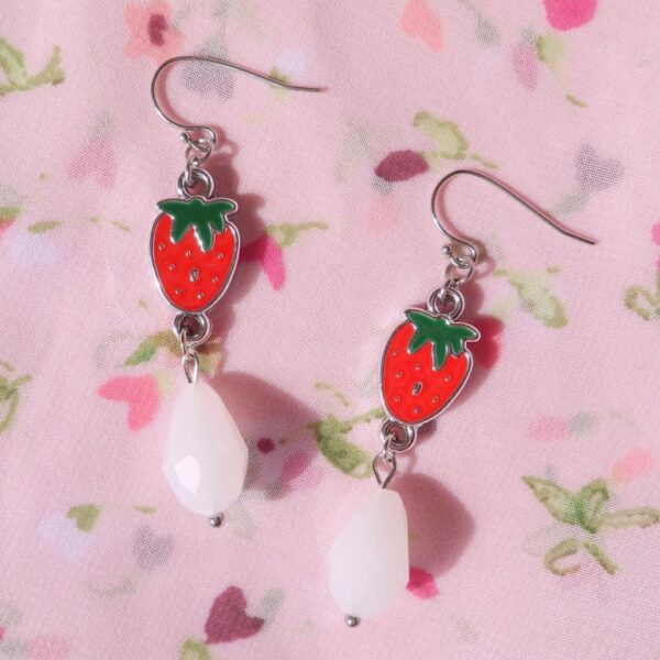 Strawberries & Cream Earrings