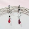 Chevalier Rouge Earrings - Image 2