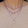 Little Crystal Heart Necklace - Image 2