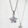 Crystal Flower Necklace - Image 2