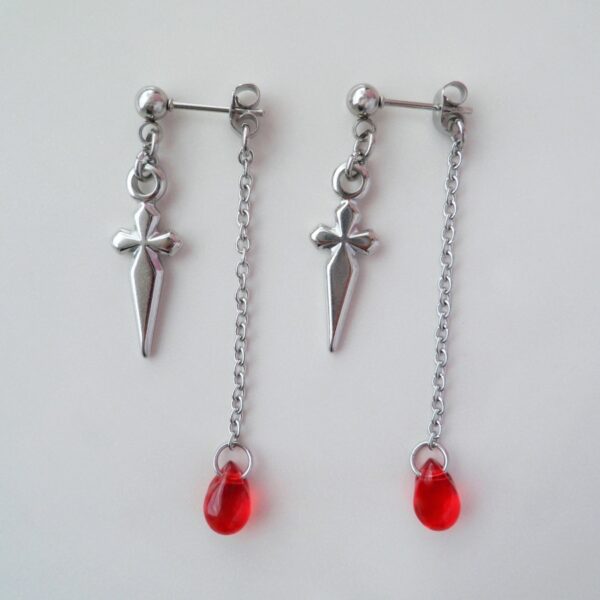 Blood Sword Earrings