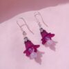 Violet Bellflower Earrings - Image 2