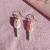 Pink Tulip Earrings - Image 2