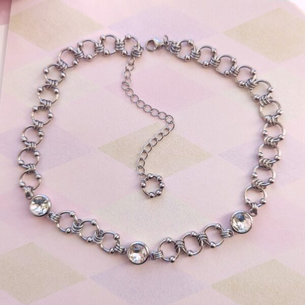 CZ Ball Chain Necklace