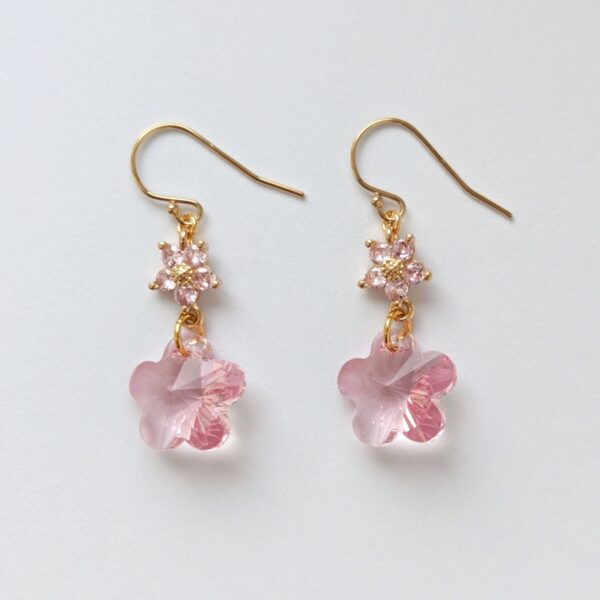 Pink Sakura Jelly Earrings