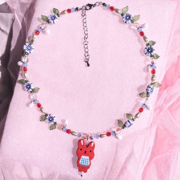 Red Rabbit Necklace