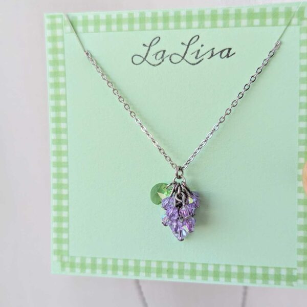 Crystal Grape Necklace