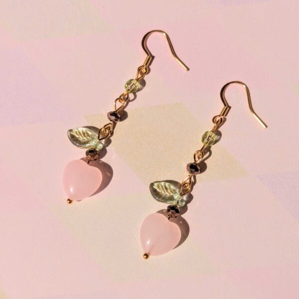 Pink Peach Earrings