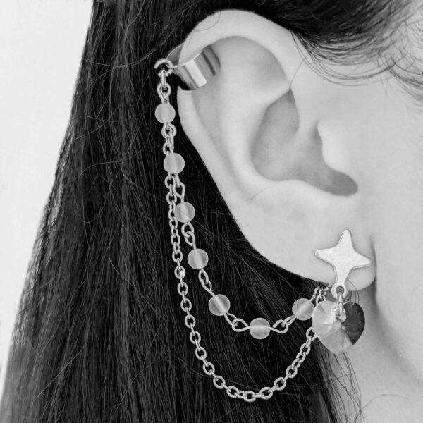 Star Cuff Earrings