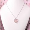 Rose Petal Heart Necklace - Image 2