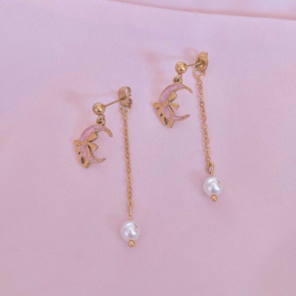 Pink Moon Earrings