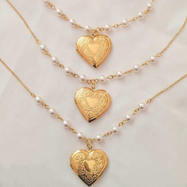 Pearl Heart Necklace