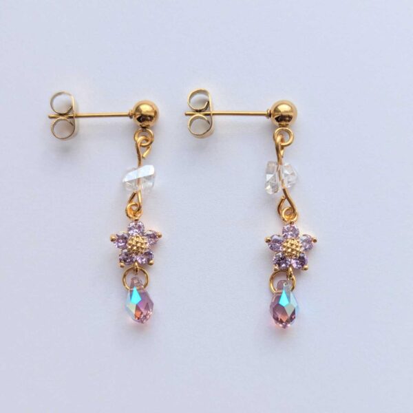 Crystal Violet Earrings