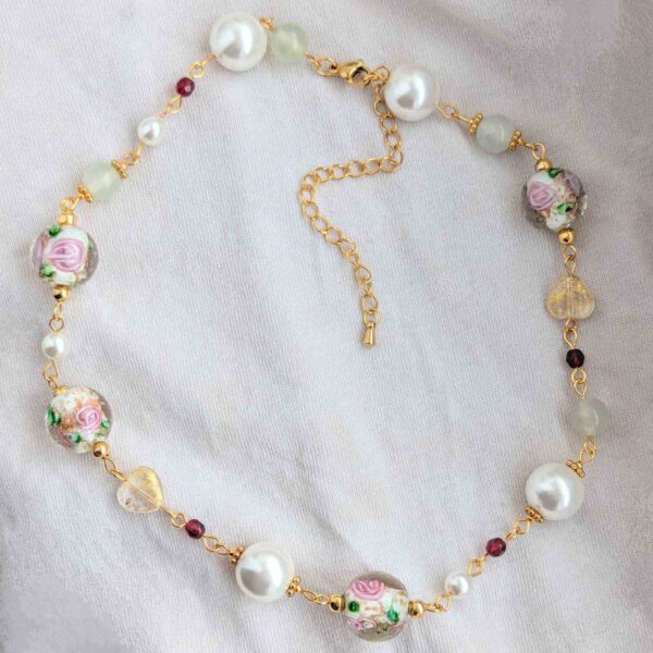 Vintage Rose Necklace - Image 2