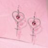 Sword Heart Earrings - Image 2
