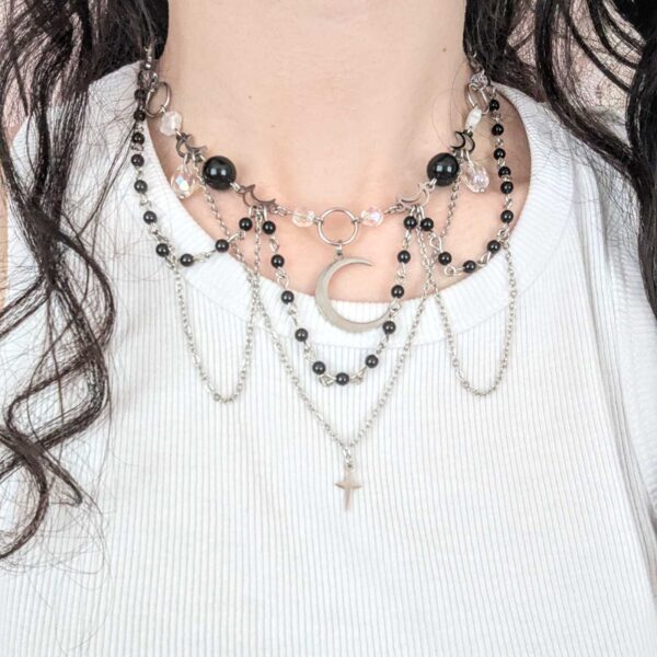 Midnight Moon Necklace