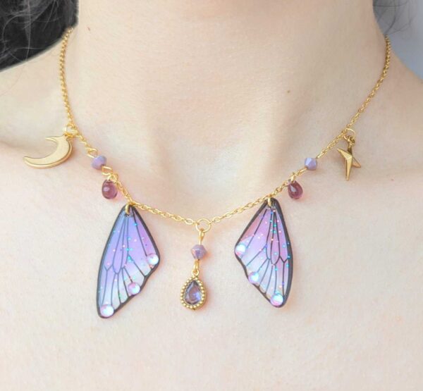Lunar Butterfly Necklace