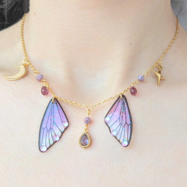 Lunar Butterfly Necklace