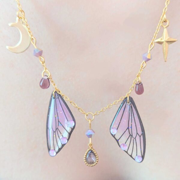Lunar Butterfly Necklace