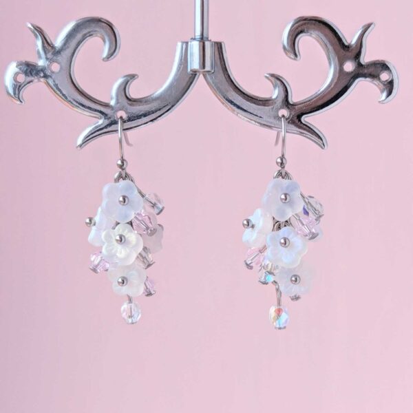 Crystal Flower Earrings