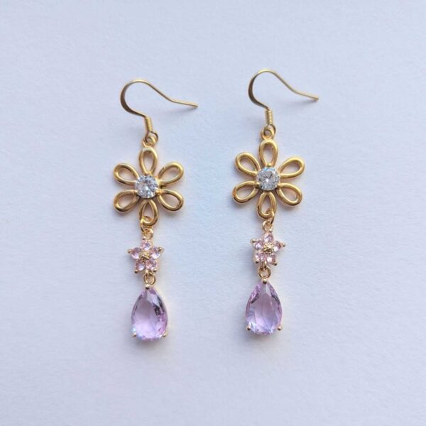 Twilight Orchid Earrings
