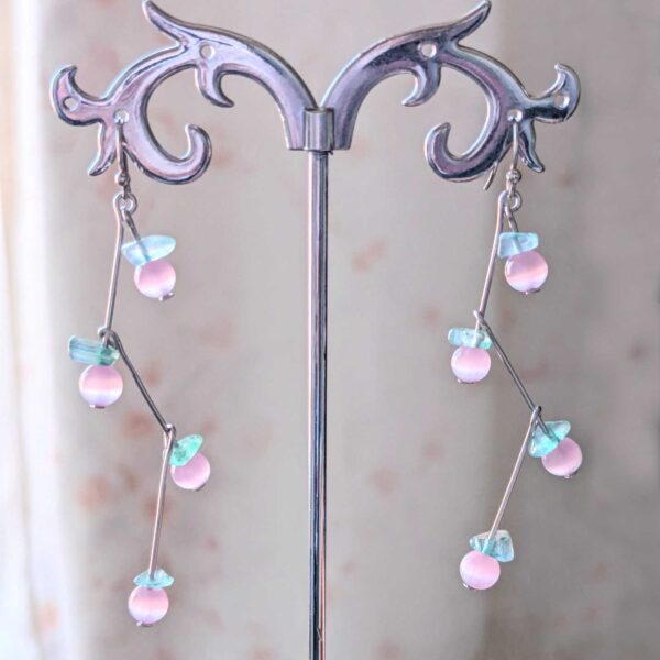 Peach Vine Earrings