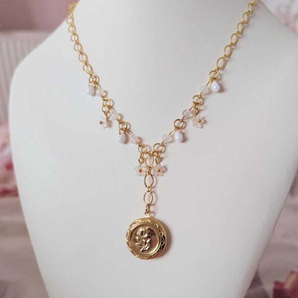 Golden Meadow Flower Locket