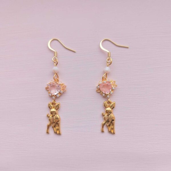 Rose Glass Earrings