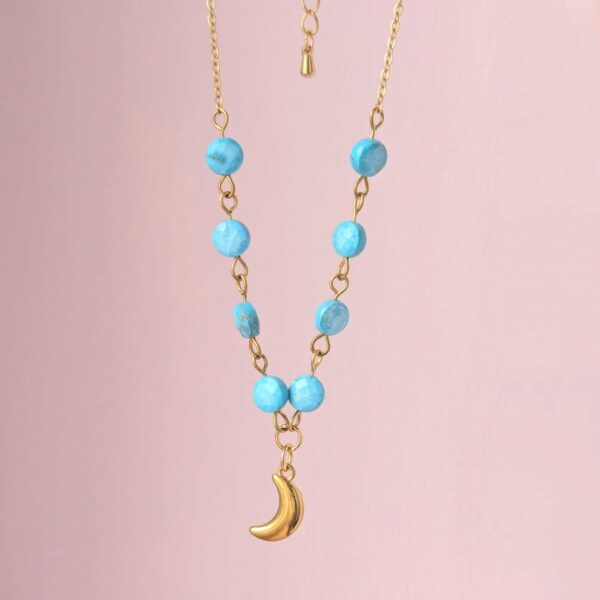 Seafoam Crescent Necklace