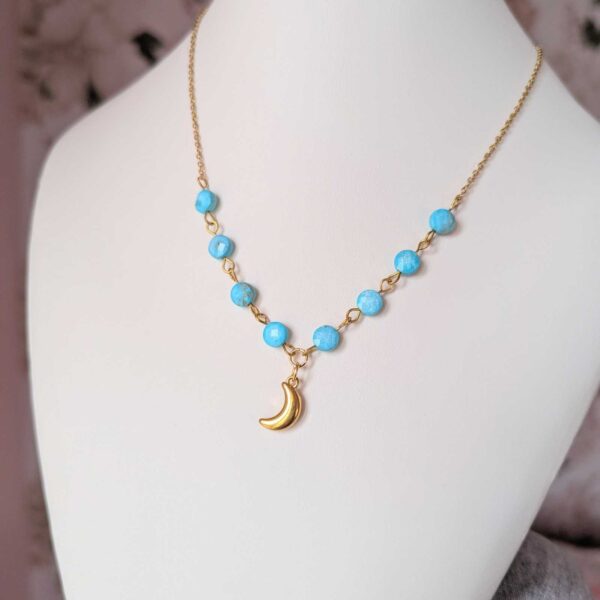 Seafoam Crescent Necklace