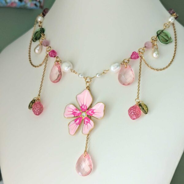 Strawberry Seaside Necklace