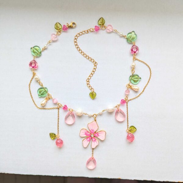 Strawberry Seaside Necklace