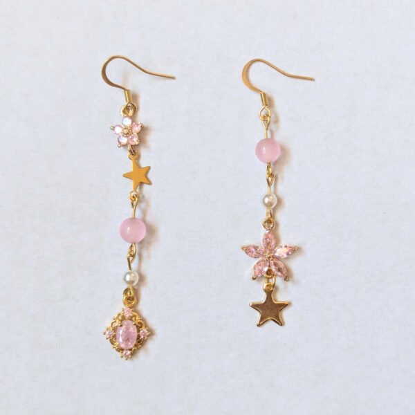 Pink Constellation Earrings
