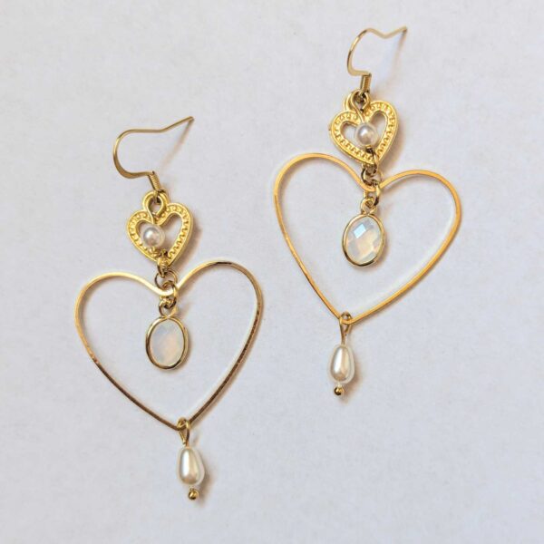 Framed Heart Earrings