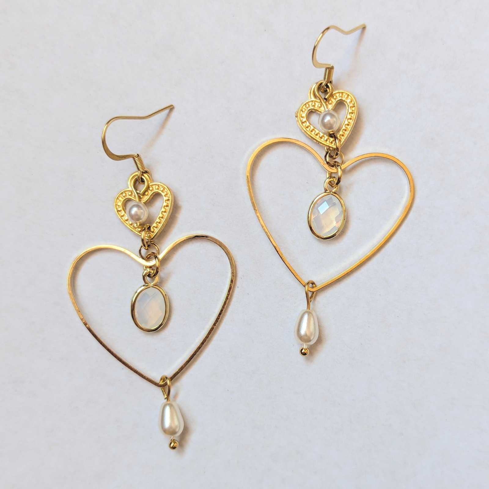 Framed Heart Earrings