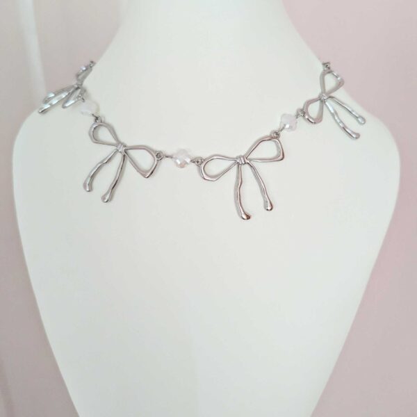 Cloud Bow Necklace