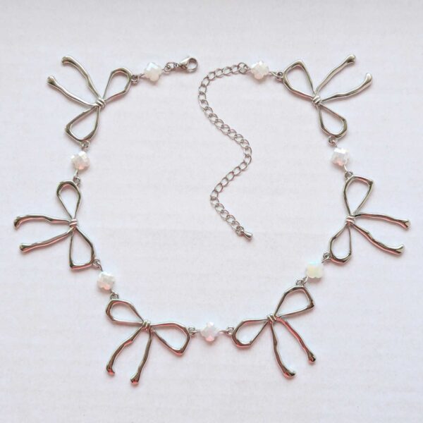 Cloud Bow Necklace