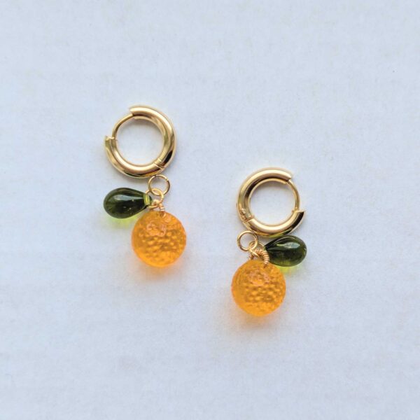 Orange Earrings